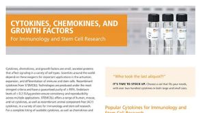 细胞因子、趋化因子以及生长因子