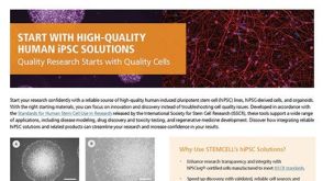 Start with High-Quality Human iPSC Solutions