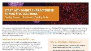 Start with High-Quality Human iPSC Solutions
