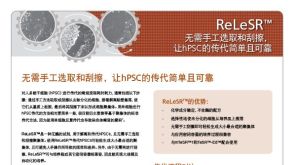 ReLeSR&trade; 无需手工选取和刮擦，让hPSC的传代简单且可靠