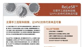ReLeSR&trade; 无需手工选取和刮擦，让hPSC的传代简单且可靠