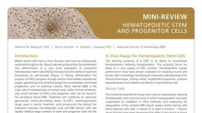Hematopoietic Stem and Progenitor Cells (HSPCs): Isolation, Culture, and Assays