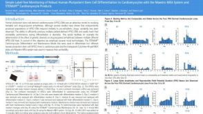Simple Label-free Monitoring of Robust Human Pluripotent Stem Cell Differentiation to Cardiomyocytes with the Maestro MEA System and STEMdiff™ Cardiomyocyte Products