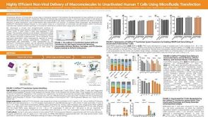 Highly Efficient Non-Viral Delivery of Macromolecules to Unactivated Human T Cells Using Microfluidic Transfection