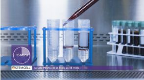 SepMate™ PBMC分选管的工作原理：15 分钟从全血中获得PBMCs