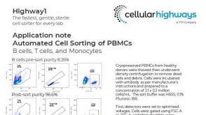 Highway1™: Automated Cell Sorting of PBMCs