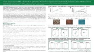 An Animal Component-Free Chondrogenic Stimulatory Medium for the Efficient Differentiation of Human Mesenchymal Progenitor Cells