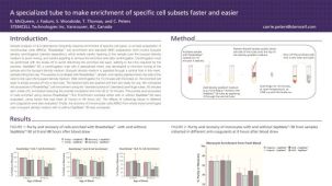 A Specialized Tube to Make Enrichment of Specific Cell Subsets Faster and Easier