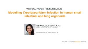 Modeling Host-Microbe Interactions Using Human Intestinal Organoids