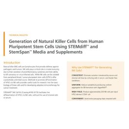 Generation of Natural Killer Cells from Human Pluripotent Stem Cells ...