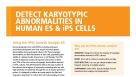 检测人ES和IPS细胞中的核型异常