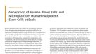 Generation of Human Blood Cells and Microglia from Human Pluripotent Stem Cells at Scale
